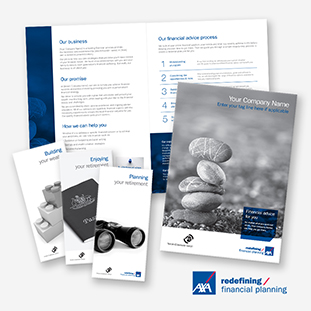 Portfolio header image for AXA Financial Services